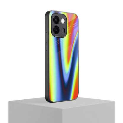 Luminous Aura oneplus 13s mobile cover | shockproof glass phone case