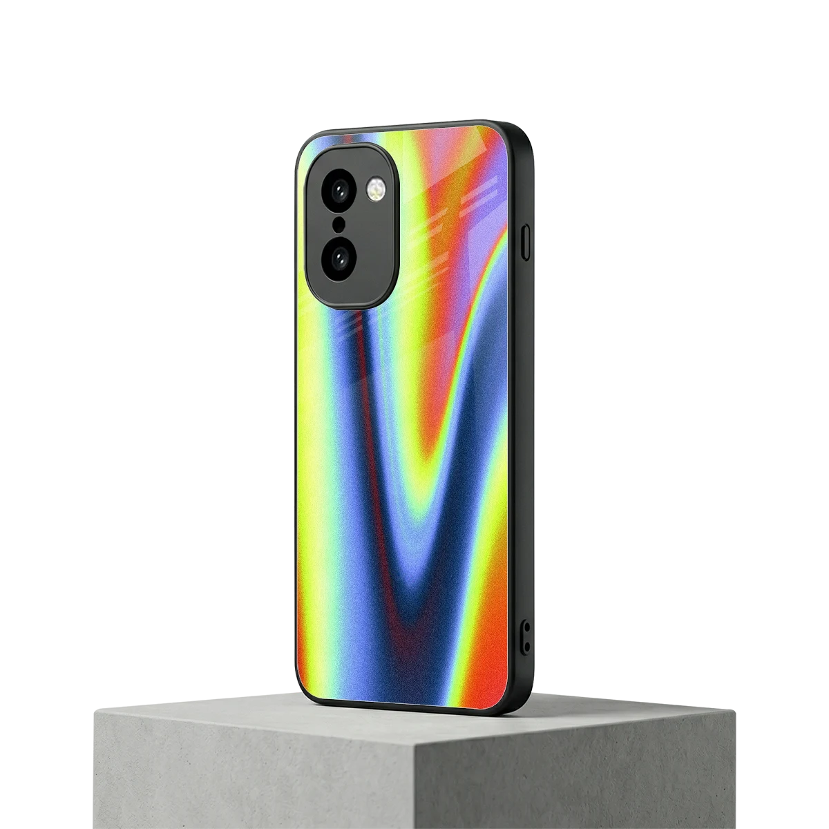 Luminous Aura oneplus 15r mobile cover | shockproof glass phone case