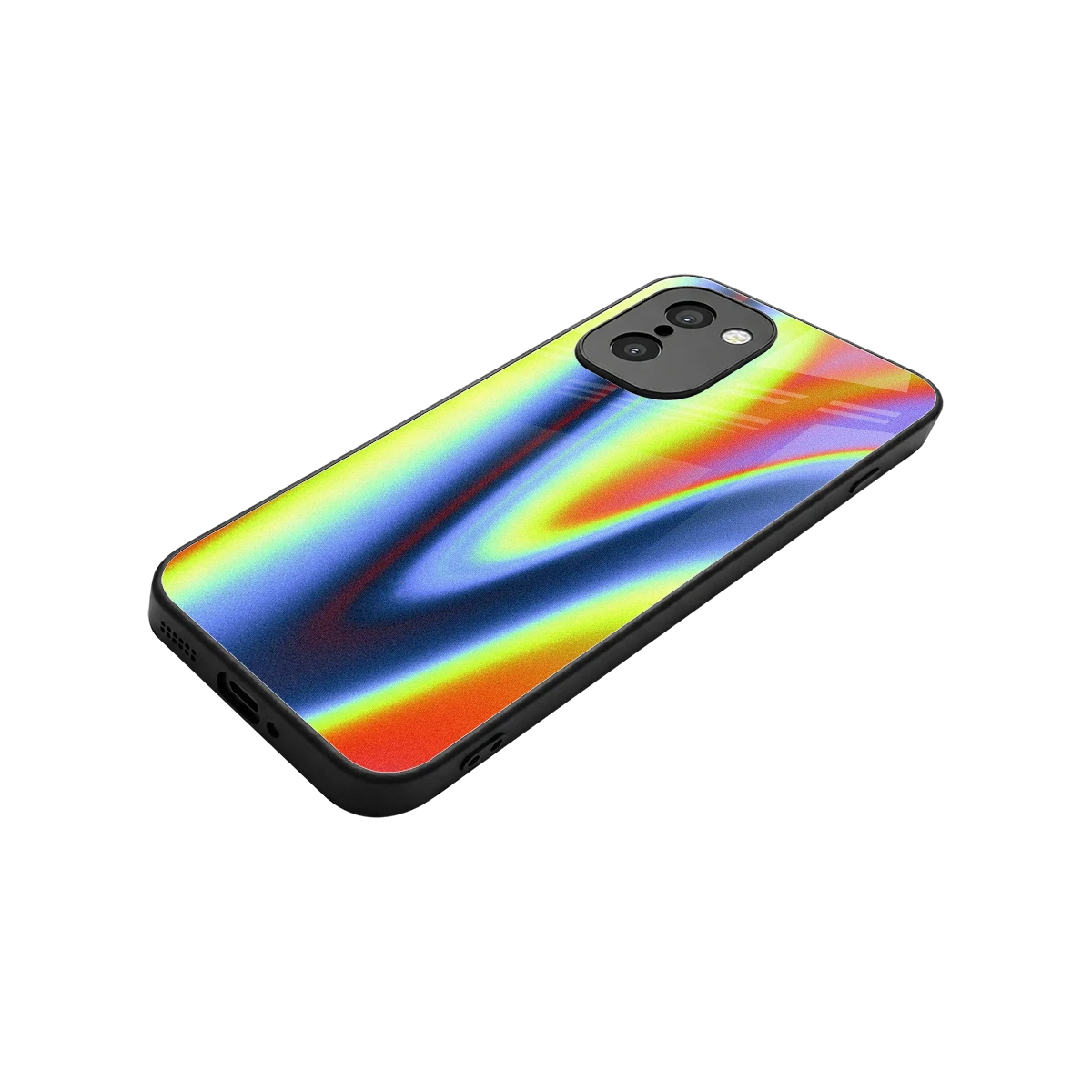 Luminous Aura stylish phone case for oneplus 15r | glossy glass and slim fit
