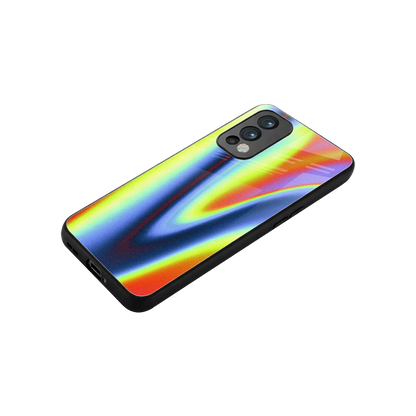 Luminous Aura stylish phone case for oneplus nord 2 | glossy glass and slim fit