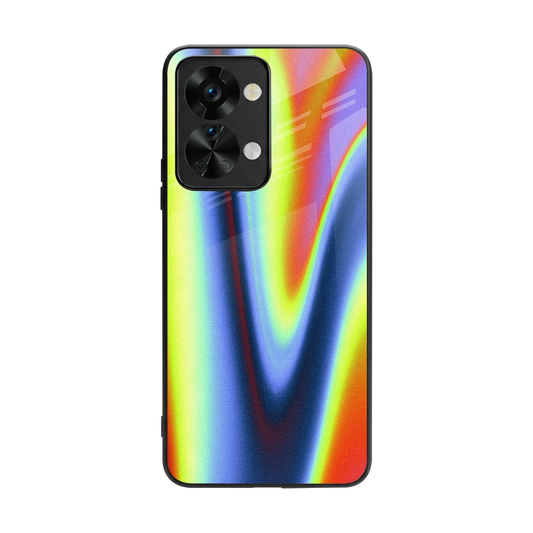Luminous Aura back phone cover | glass case for oneplus nord 2t