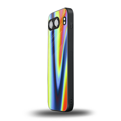 Luminous Aura oneplus nord 4 mobile cover | shockproof glass phone case