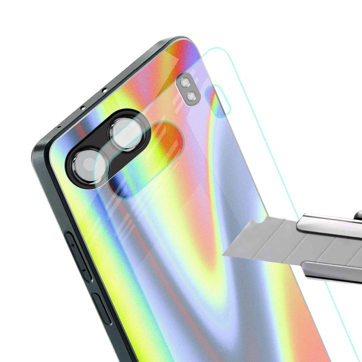 Luminous Aura stylish phone case for oneplus nord 4 | glossy glass and slim fit