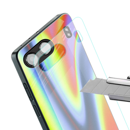 Luminous Aura stylish phone case for oneplus nord 4 | glossy glass and slim fit