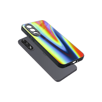 Luminous Aura sleek oneplus nord 5 cover with tempered glass back and TPU edges