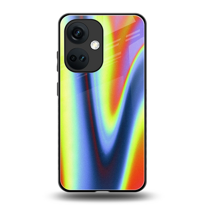 Luminous Aura back phone cover | glass case for oneplus nord ce 3