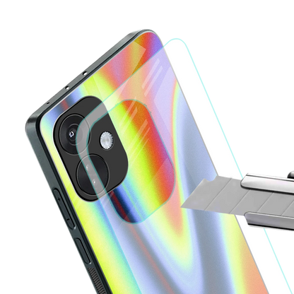 Luminous Aura stylish phone case for oneplus nord ce 3 | glossy glass and slim fit