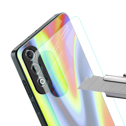 Luminous Aura stylish phone case for oneplus nord ce 4 | glossy glass and slim fit