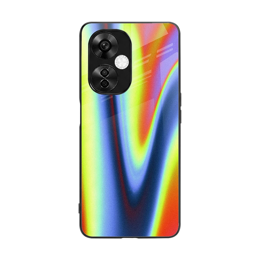 Luminous Aura back phone cover | glass case for oneplus nord ce 3 lite
