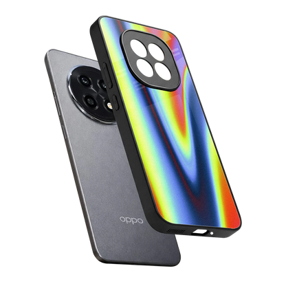 Luminous Aura sleek oppo f29 pro 5g cover with tempered glass back and TPU edges