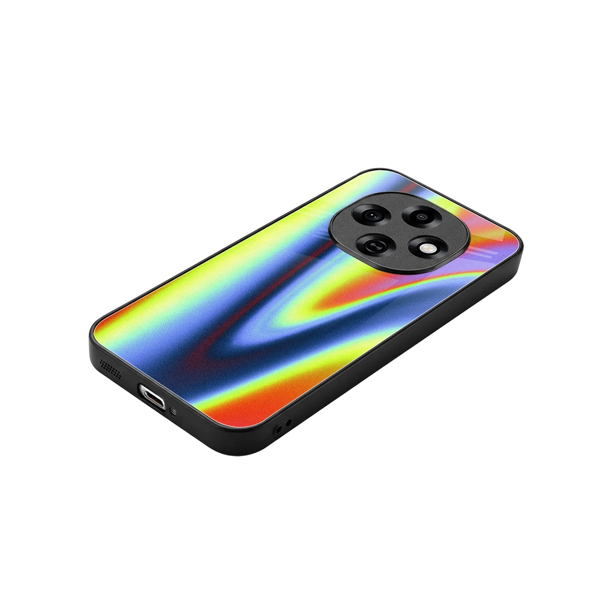 Luminous Aura stylish phone case for oppo f31 pro 5g | glossy glass and slim fit