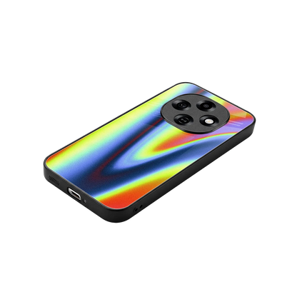 Luminous Aura stylish phone case for oppo f31 pro 5g | glossy glass and slim fit
