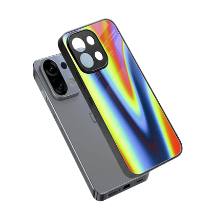 Luminous Aura sleek oppo k13 5g cover with tempered glass back and TPU edges