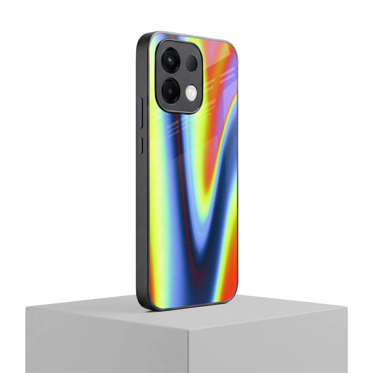 Luminous Aura oppo k13 5g mobile cover | shockproof glass phone case