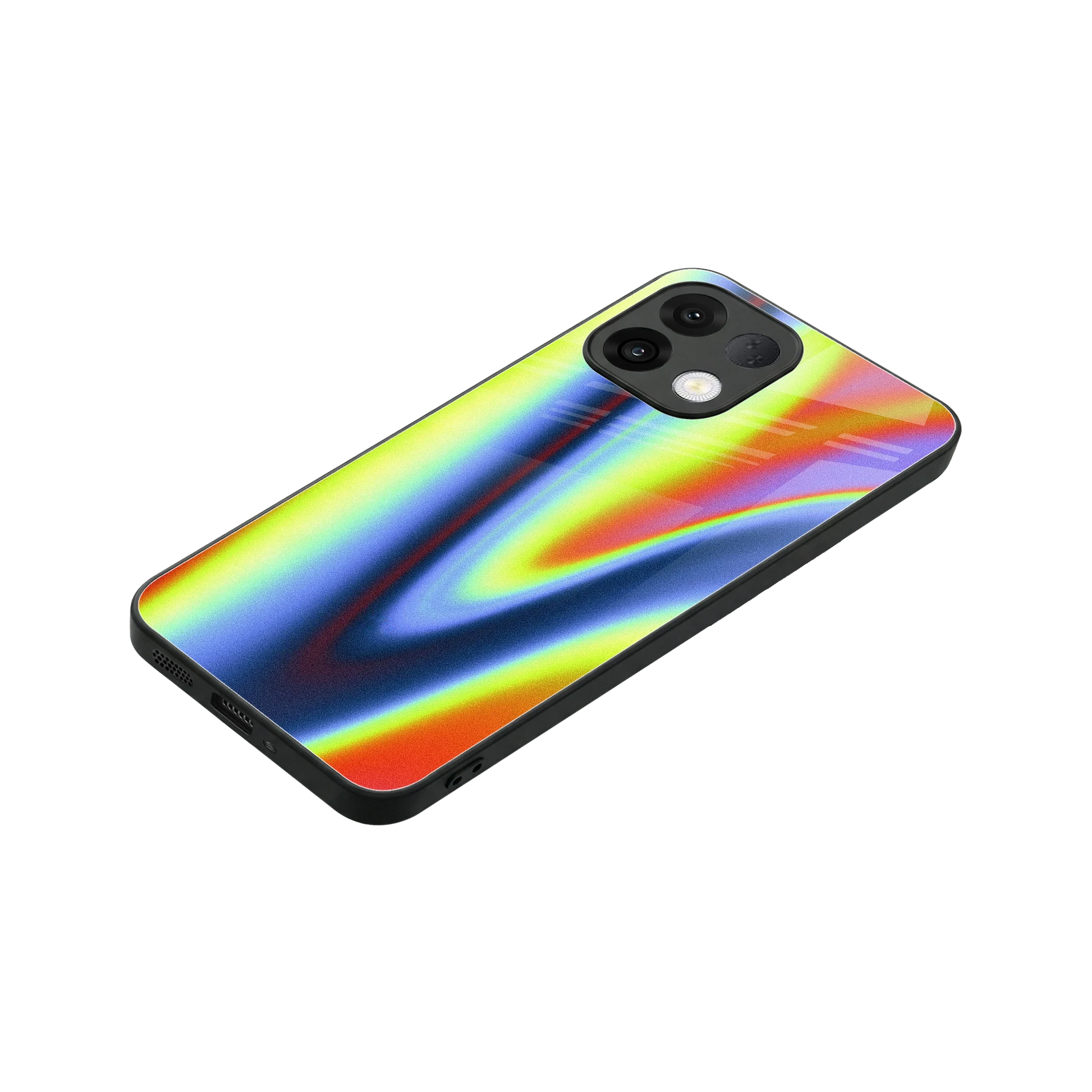 Luminous Aura stylish phone case for oppo k13 5g | glossy glass and slim fit