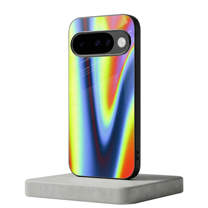 Luminous Aura google pixel 10 mobile cover | shockproof glass phone case
