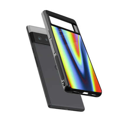 Luminous Aura sleek google pixel 6 pro cover with tempered glass back and TPU edges