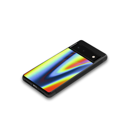 Luminous Aura google pixel 6a mobile cover | shockproof glass phone case