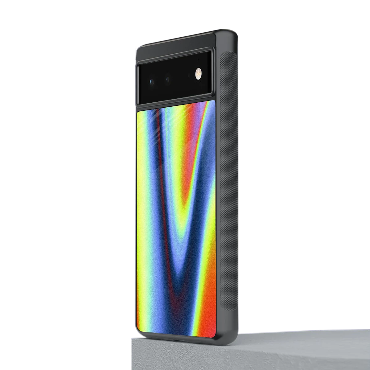 Luminous Aura stylish phone case for google pixel 6a | glossy glass and slim fit