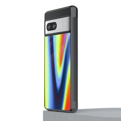 Luminous Aura stylish phone case for google pixel 7 | glossy glass and slim fit