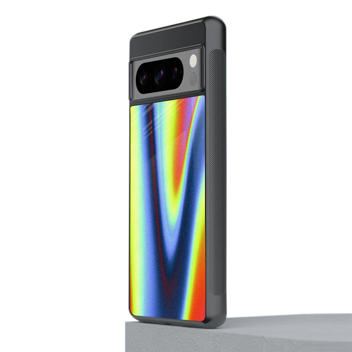 Luminous Aura stylish phone case for google pixel 8 pro | glossy glass and slim fit