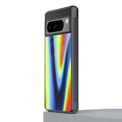 Luminous Aura stylish phone case for google pixel 8 pro | glossy glass and slim fit