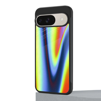 Luminous Aura google pixel 9 mobile cover | shockproof glass phone case