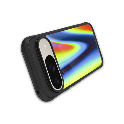 Luminous Aura stylish phone case for google pixel 9 | glossy glass and slim fit