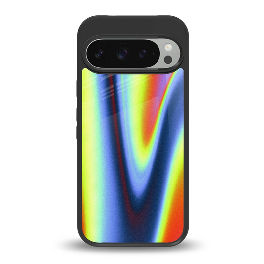 Luminous Aura back phone cover | glass case for google pixel 9 pro xl