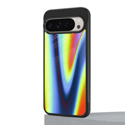 Luminous Aura google pixel 9 pro mobile cover | shockproof glass phone case