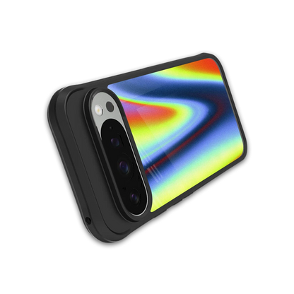 Luminous Aura stylish phone case for google pixel 9 pro | glossy glass and slim fit