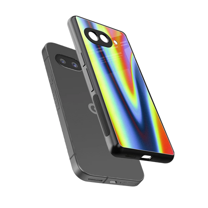 Luminous Aura sleek google pixel 10a cover with tempered glass back and TPU edges