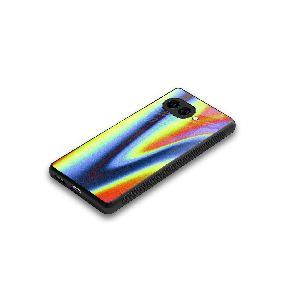 Luminous Aura stylish phone case for google pixel 10a | glossy glass and slim fit