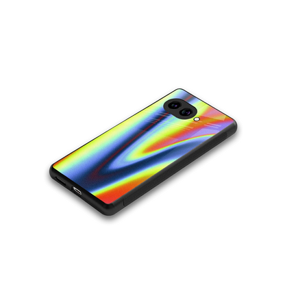 Luminous Aura stylish phone case for google pixel 10a | glossy glass and slim fit