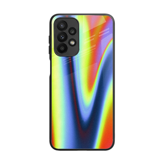 Luminous Aura back phone cover | glass case for samsung galaxy a23