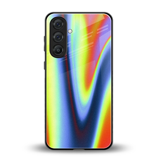Luminous Aura back phone cover | glass case for samsung galaxy m36 5g