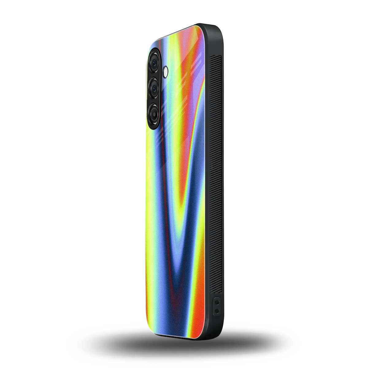 Luminous Aura samsung galaxy a55 5g mobile cover | shockproof glass phone case