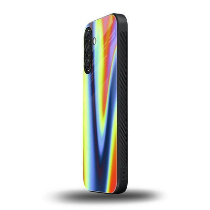 Luminous Aura samsung galaxy a55 5g mobile cover | shockproof glass phone case