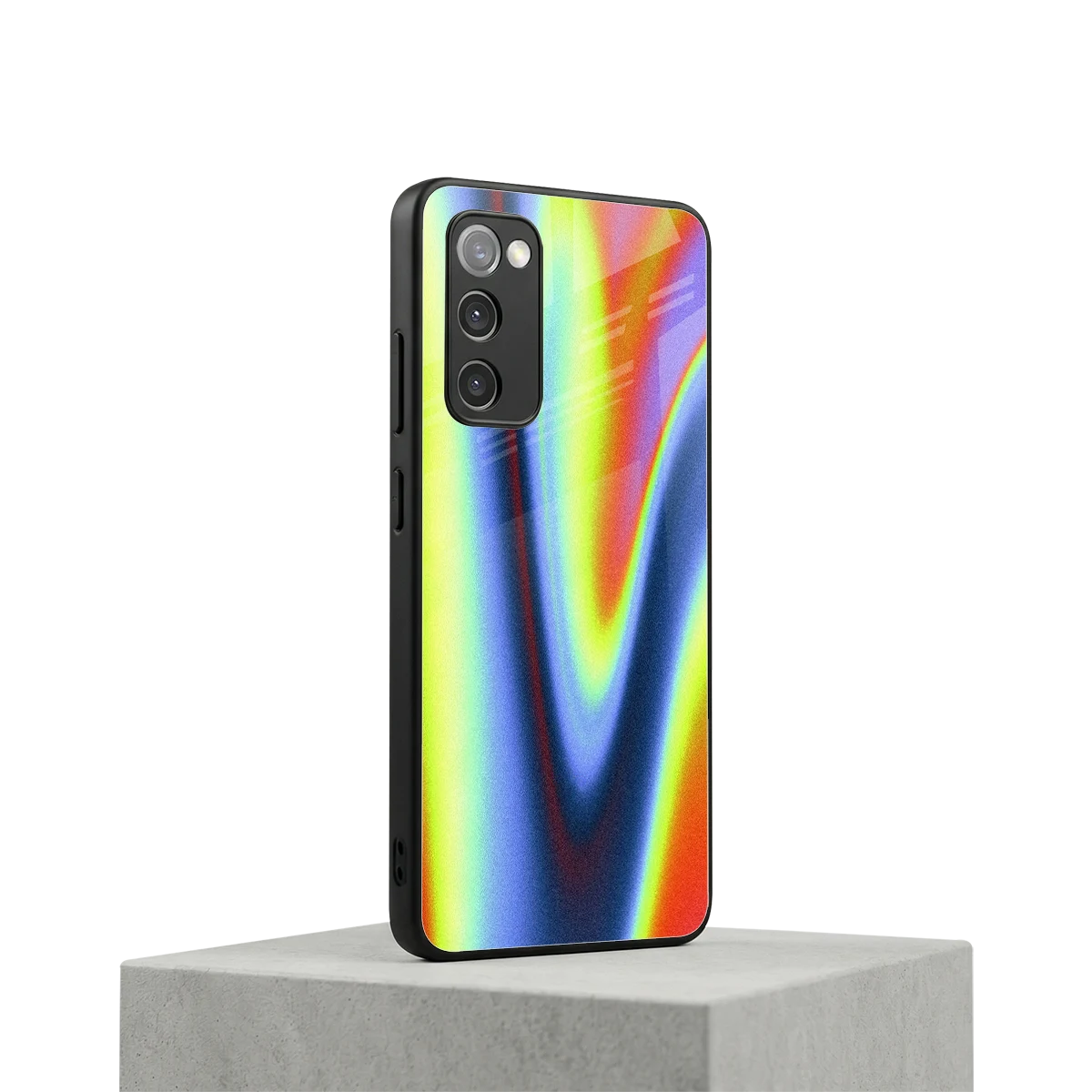 Luminous Aura samsung galaxy s20 fe mobile cover | shockproof glass phone case