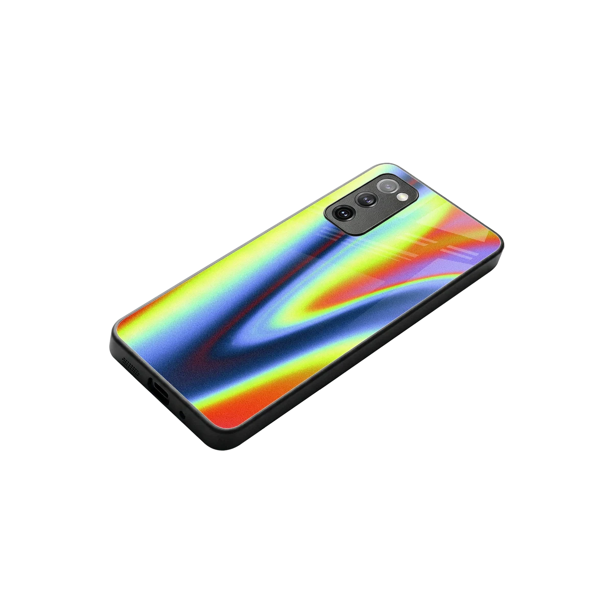 Luminous Aura stylish phone case for samsung galaxy s20 fe | glossy glass and slim fit