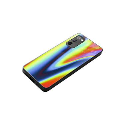 Luminous Aura stylish phone case for samsung galaxy s20 fe | glossy glass and slim fit