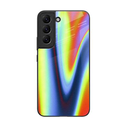 Luminous Aura back phone cover | glass case for samsung galaxy s22