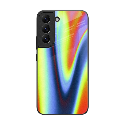 Luminous Aura back phone cover | glass case for samsung galaxy s22