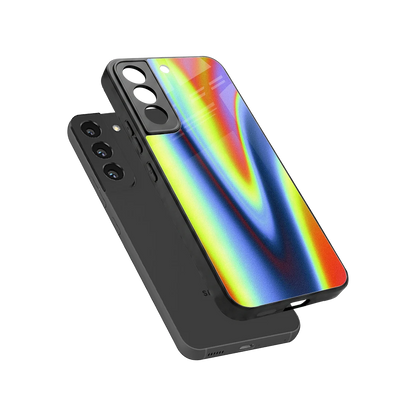 Luminous Aura sleek samsung galaxy s22 cover with tempered glass back and TPU edges