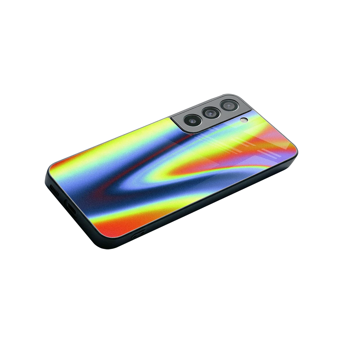 Luminous Aura stylish phone case for samsung galaxy s22 | glossy glass and slim fit