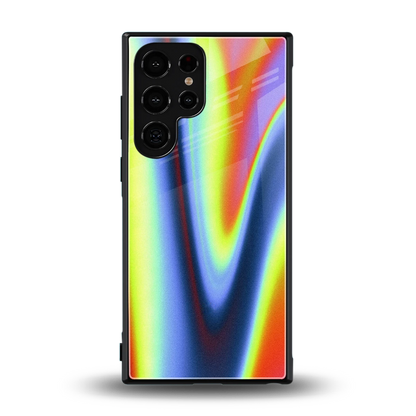 Luminous Aura back phone cover | glass case for samsung galaxy s23 ultra