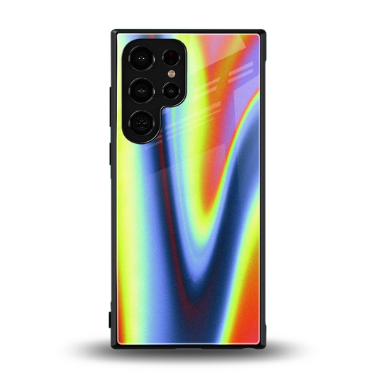 Luminous Aura back phone cover | glass case for samsung galaxy s23 ultra