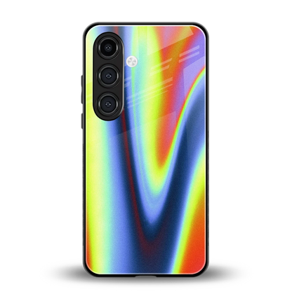 Luminous Aura back phone cover | glass case for samsung galaxy s24