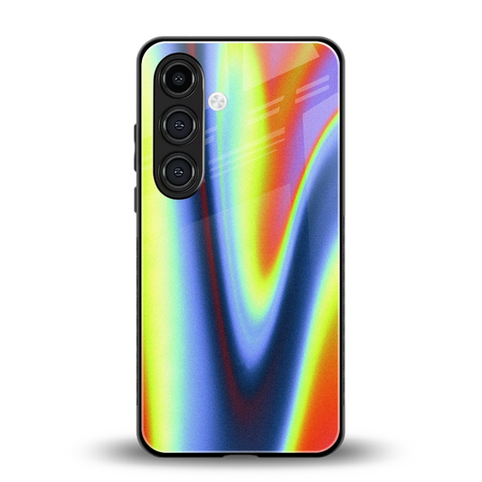 Luminous Aura back phone cover | glass case for samsung galaxy s24