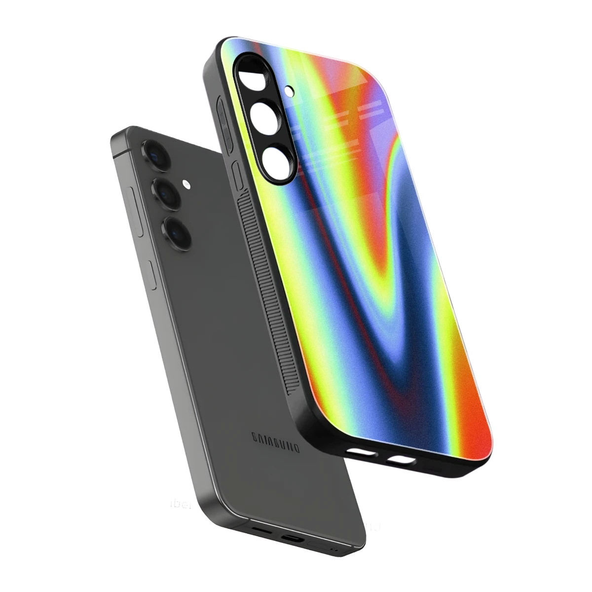 Luminous Aura sleek samsung galaxy s24 plus cover with tempered glass back and TPU edges